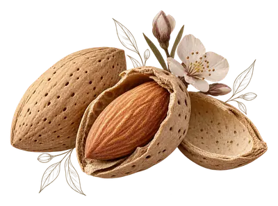 Almonds in the shell
